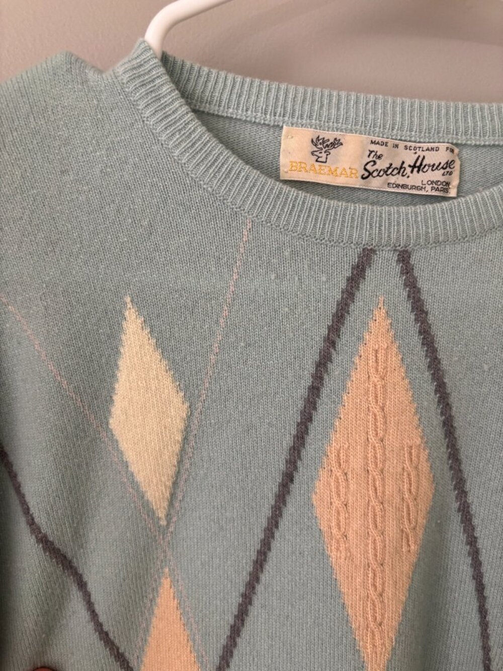 Vintage Braemar for The Scotch House 100% Cashmere Sweater - Picture 3 of 8